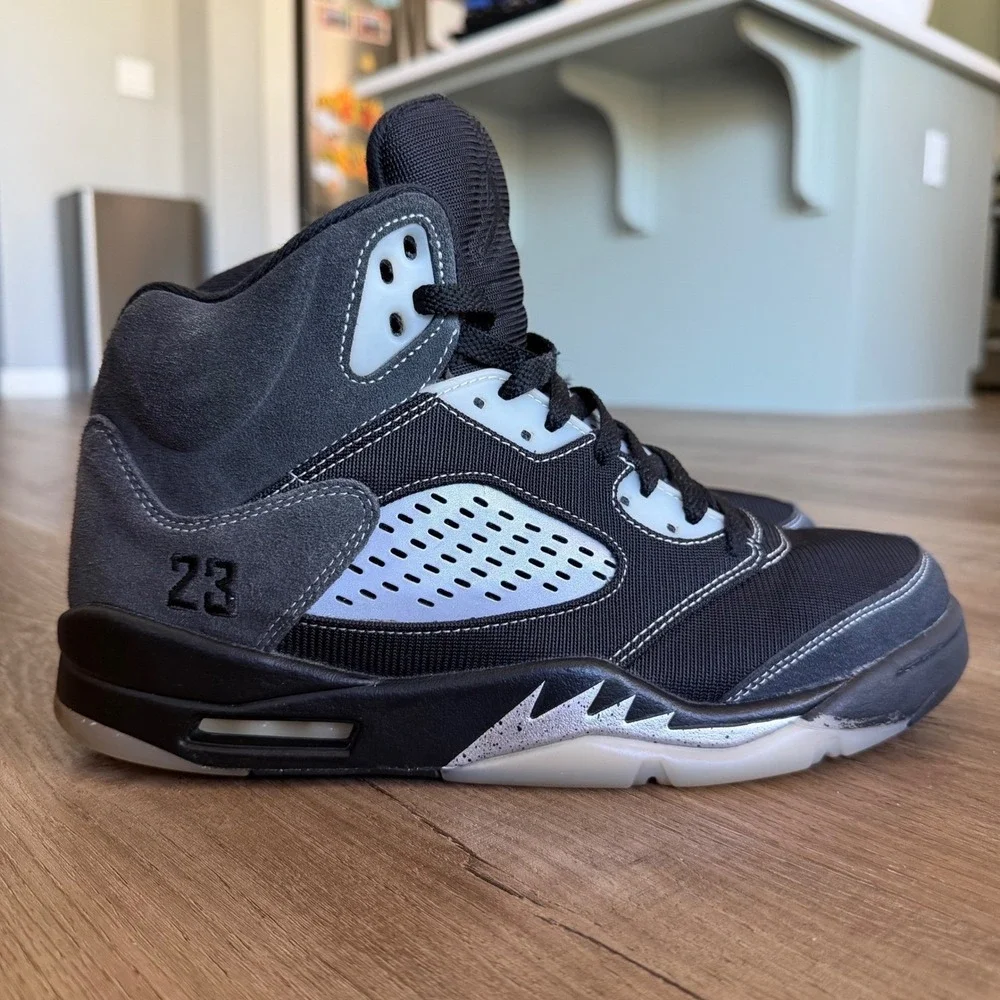 Nike Air Jordan 5 Retro Anthracite Mens Basketball Shoes DB0731-001 Size 10